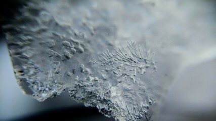 ice on the window