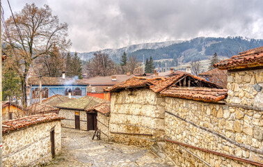 Koprivshtitsa in wintertime, Bulgaria HDR Image