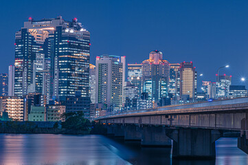 大阪の都市夜景