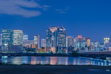 Fototapeta na wymiar 大阪の都市夜景