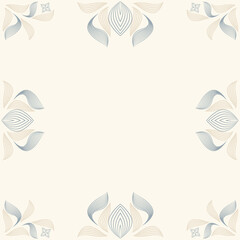 beautiful decorative natural floral illustration design