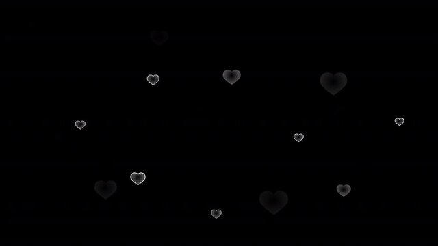 ハート【透過ループ動画素材】