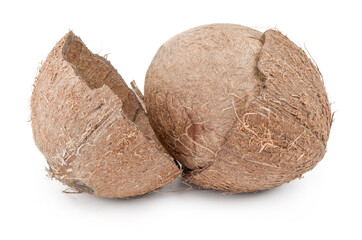 Coconut isolated on a white background