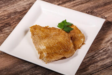 Roasted delicous seafood - stingray wings