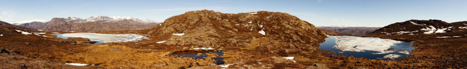 Arctic Circle Trail Trekking Path between Kangerlussuaq and Sisimiut in Greenland.