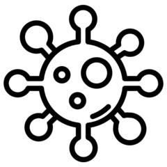 Obraz premium corona virus icon