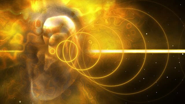 Animation Maximize Ear hearing and increase sensitivity