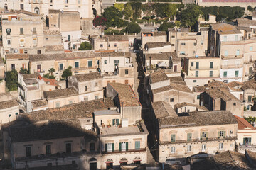 Wonderful View of Modica City Centre, Ragusa, Sicily, Italy, Europe, World Heritage Site