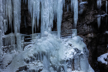 Eiswelt in der Breitachklamm