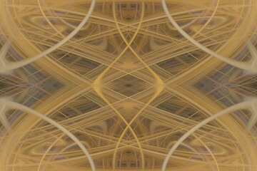 Abstract beige geometric symmetric background