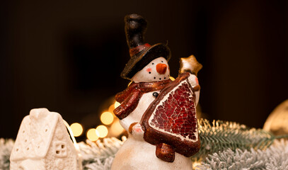 Christmas toy. Christmas gift. Background. Gift. 