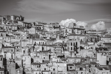 Wonderful View of Modica City Centre, Ragusa, Sicily, Italy, Europe, World Heritage Site