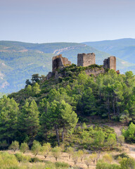 Castillo de Chera, en la provincia de Valencia. Comunidad Valenciana. España. Europa