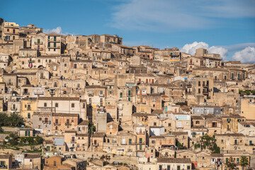 Fototapeta premium Wonderful View of Modica City Centre, Ragusa, Sicily, Italy, Europe, World Heritage Site