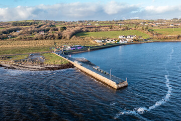 Fototapeta premium The pier in Mountcharles in County Donegal - Ireland.
