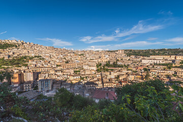 Wonderful View of Modica City Centre, Ragusa, Sicily, Italy, Europe, World Heritage Site