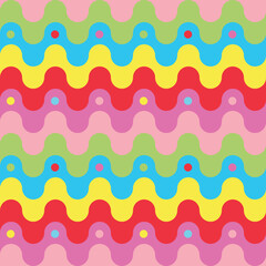 Colorful geometric pattern design for decorating, wallpaper, wrapping paper, fabric, backdrop and etc.