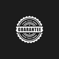 Fototapeta premium Guarantee stamp seal icon vector illustration