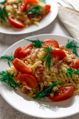 spaghetti with shrimp