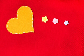 Obraz premium heart on a background. The image of the heart. core, soul, bosom, ticker