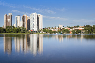Fototapeta na wymiar city skyline, Campo Grande-MS, Brasil