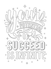 motivational Quotes coloring page .love Quotes coloring page.