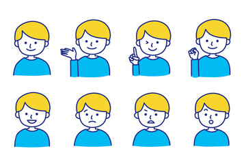 男性 人物 イラスト ベクター AI 素材