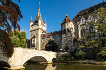 Fototapeta premium Vajdahunyad Castle in Budapest, Hungary