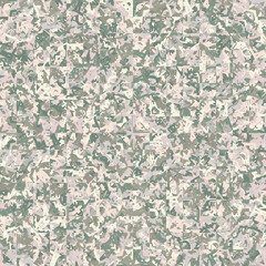 Seamless pattern. Checked camouflage. Beige, khaki and green.
