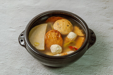 Eomuk tang, Korean style fish cake soup