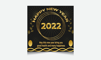 happy new year 2022 design