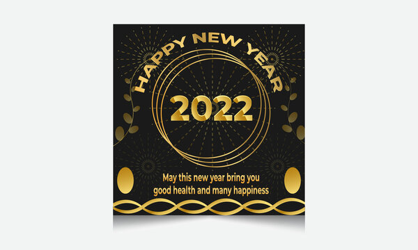 happy new year 2022 design