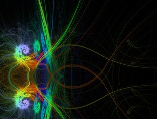 Fototapeta premium Imaginatory fractal abstract background Image
