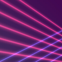 Fototapeta premium geometric retro 80s pink laser background