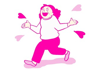 躁状態　万能感に満ちあふれる女性