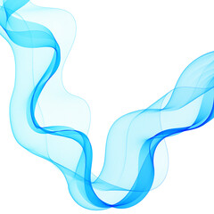 Blue wave. Modern design element. Abstract illustration. eps 10
