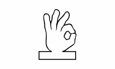 hand sign icon