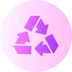 recycle gradient icon