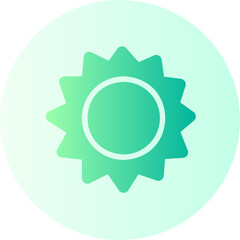 sun gradient icon