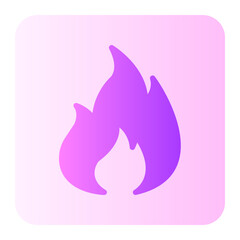 flame gradient icon