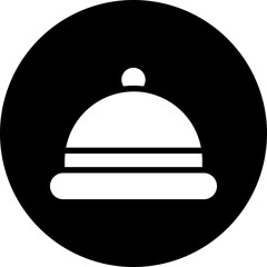 Fototapeta premium restaurant glyph icon