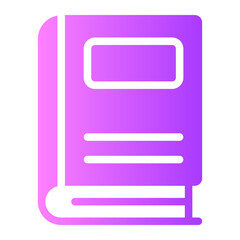 book gradient icon