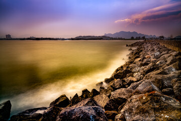 Seascapes, Rough Seas  and Sunsets in Thailand 