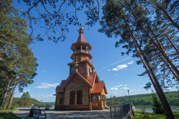 Church of Cyril and Methodius in the Tomsk Pisanitsa Museum, Kemerovo Region