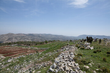 Fototapeta na wymiar Amazing Landscapes of Israel, Views of the Holy Land 