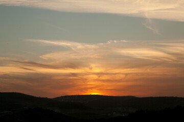 A crazy sunset in Israel Views of the Holy Land
