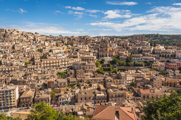 Wonderful View of Modica City Centre, Ragusa, Sicily, Italy, Europe, World Heritage Site