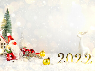 2022, design, merry christmas, happy, beautiful, greeting card, happy new year, new year, toy, greeting, bauble, snowfall, seasonal, snowflake, celebrate, stars, decorate, merry, decorative, bokeh, ab