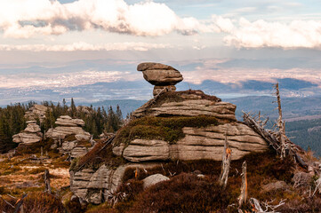 Bażynowe Skały w Karkonoszach. © Radek