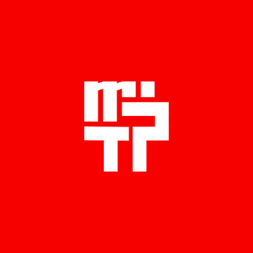 MTP Fist Modern Logo Design Simple Vector